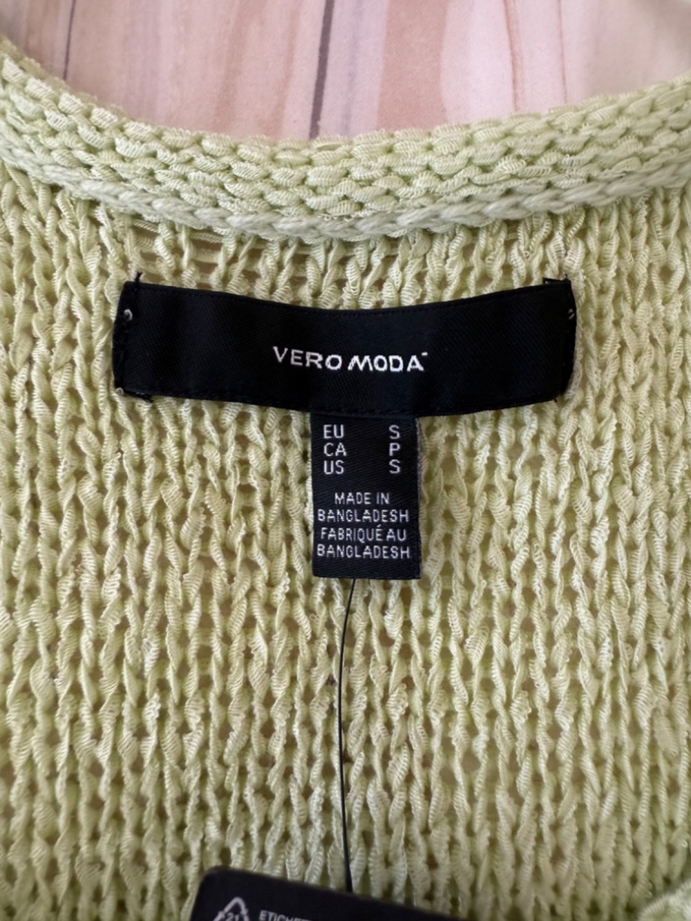 NEW! Vera Moda "Charity" Scoop Neck Knit Tank Reed Green Size Small - Picture 5 of 15